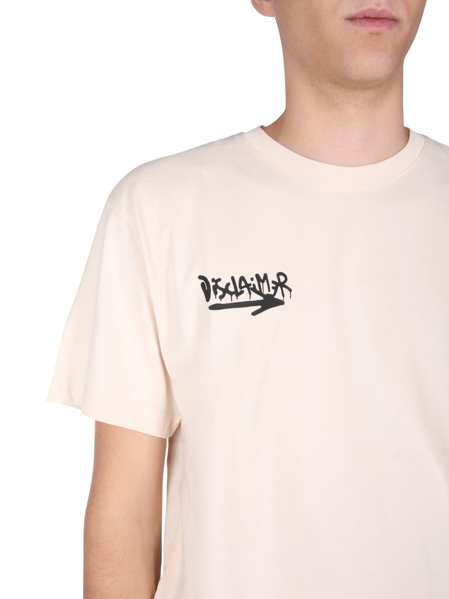 Disclaimer T-SHIRT WITH SCREEN PRINT - Image 4