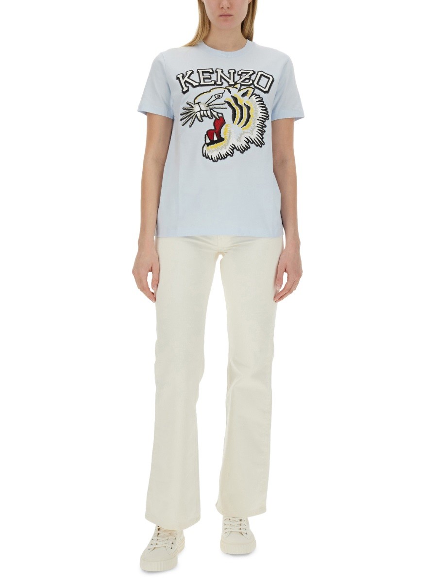 Kenzo - T-SHIRT WITH TIGER EMBROIDERY - Image 2
