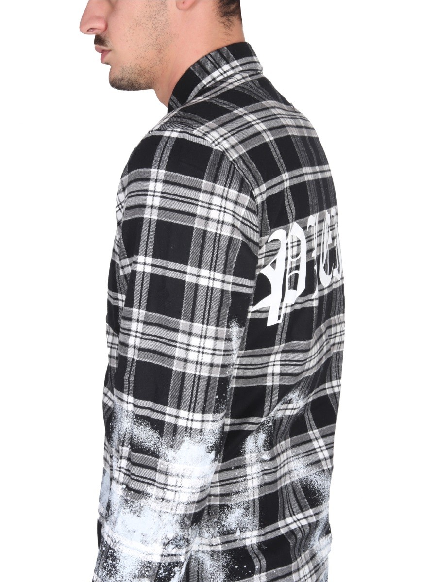 Philipp Plein - TARTAN PATTERN SHIRT - Image 4