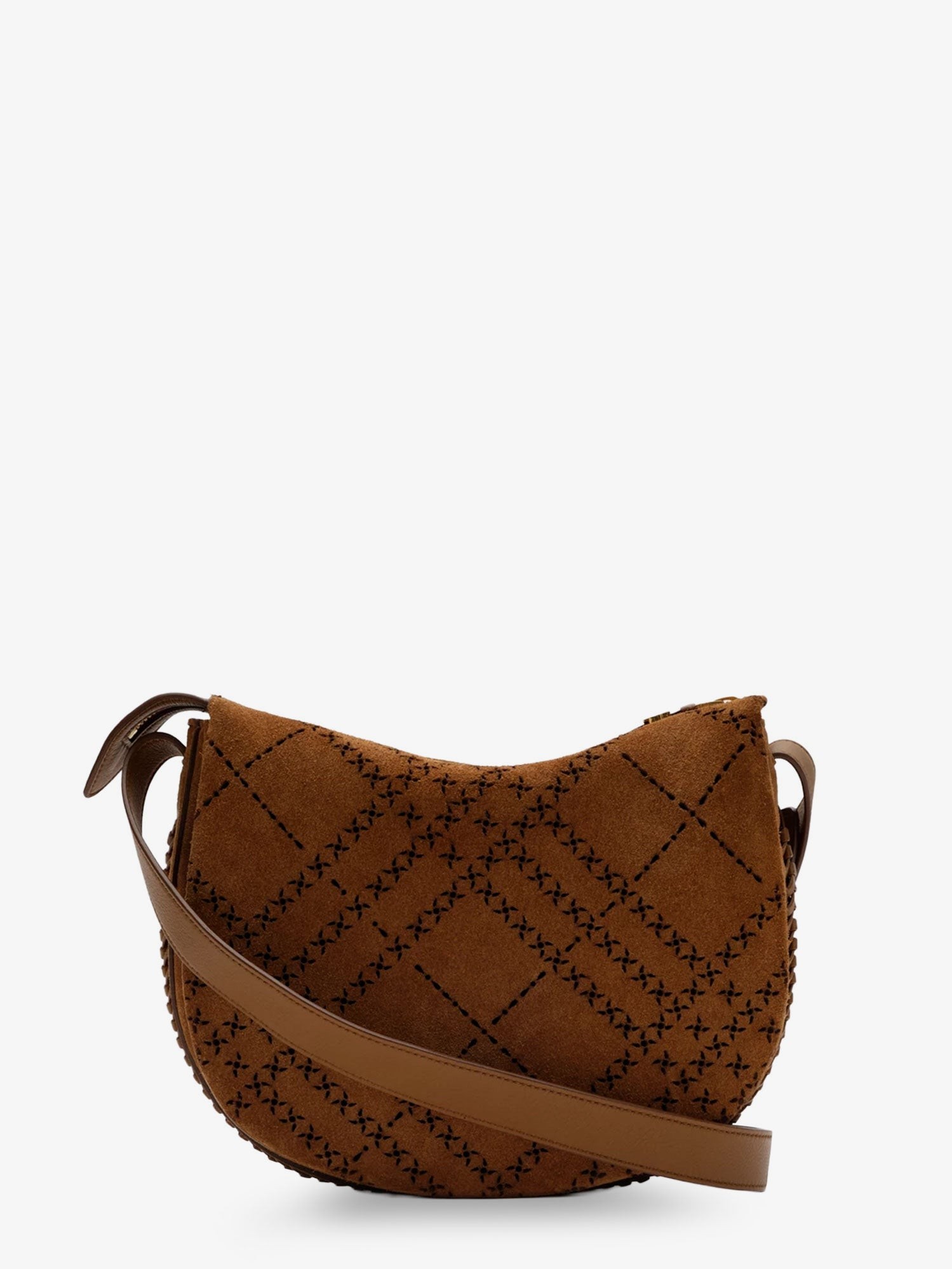 Tavistock suede crossbody bag with perforated pattern - Image 2