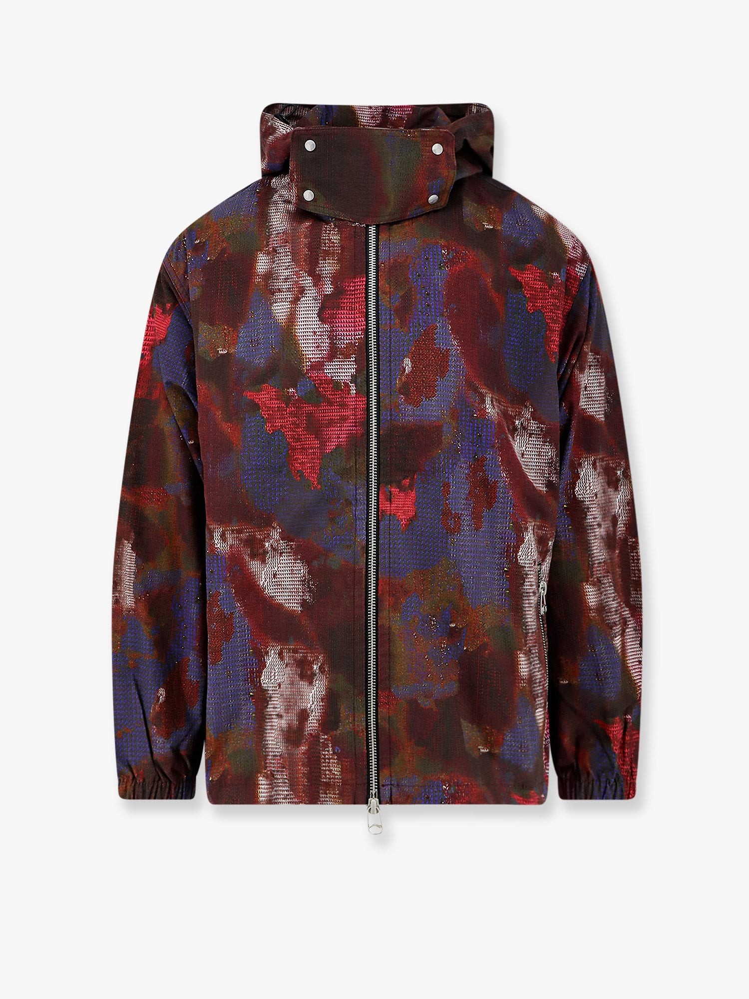 Technical multicolor cotton jacket