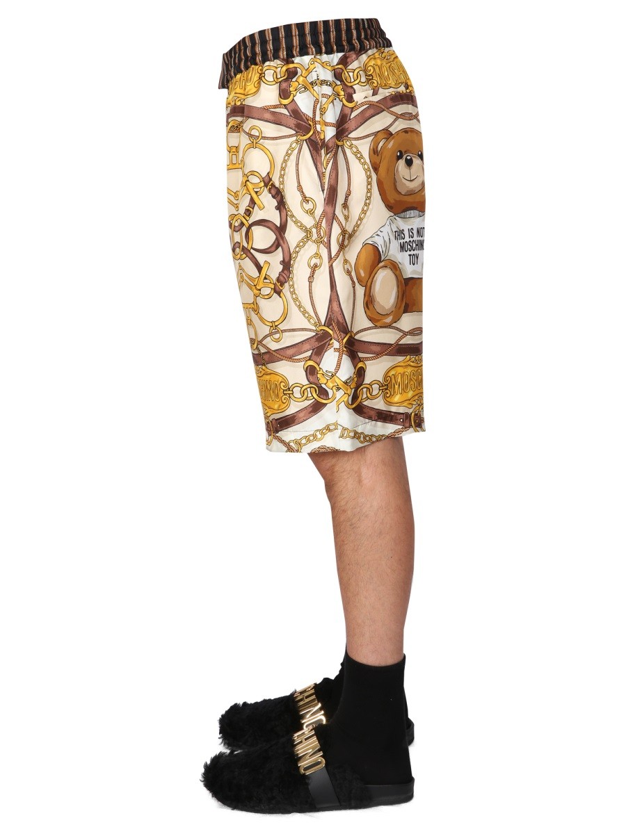 Moschino - "TEDDY" BERMUDA SHORTS - Image 3