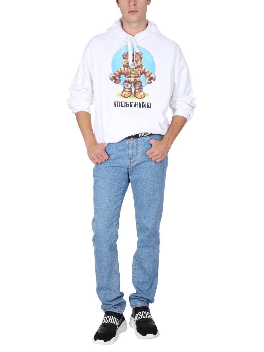Moschino - TEDDY PRINT SWEATSHIRT - Image 2
