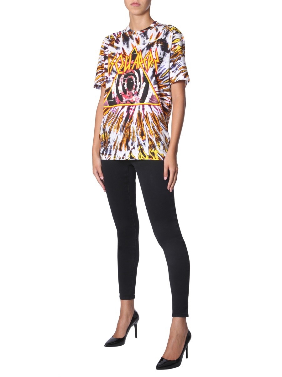 Dsquared TIE AND DYE PRINT T-SHIRT - Image 2