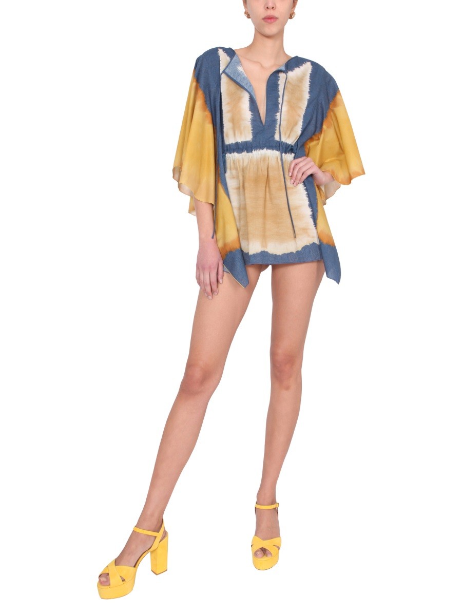 alberta ferretti TIE DYE PRINT CAFTAN - Image 2