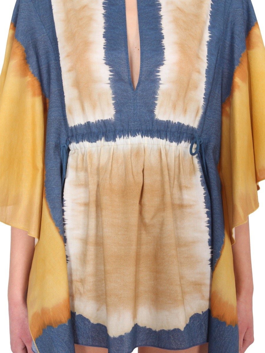 alberta ferretti TIE DYE PRINT CAFTAN - Image 3