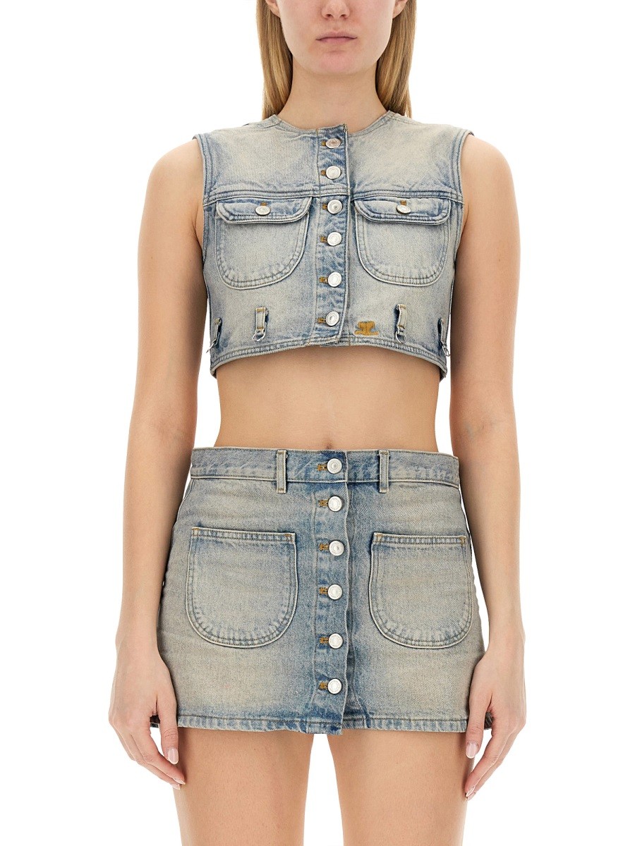 COURREGES TOP CROPPED