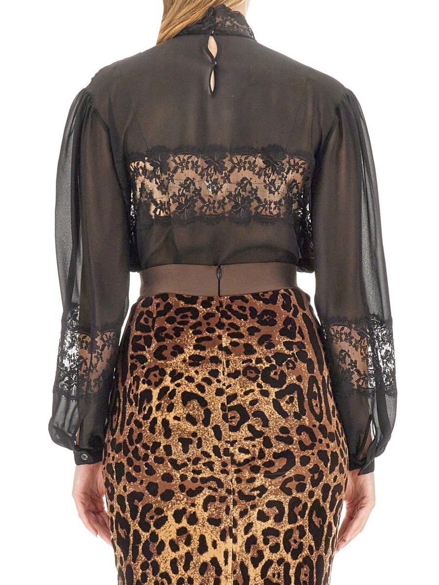 Dolce & Gabbana - TURTLENECK BLOUSE - Image 3