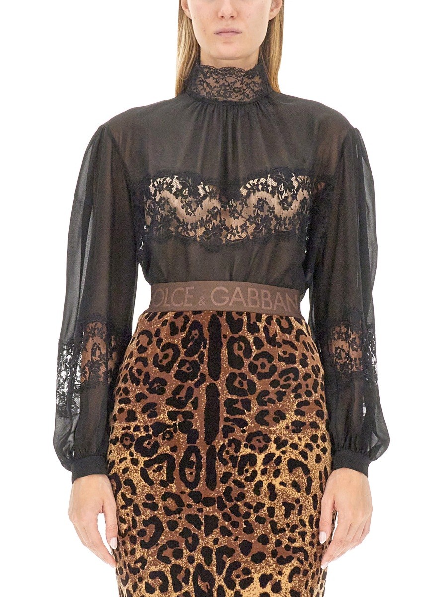 Dolce & Gabbana TURTLENECK BLOUSE