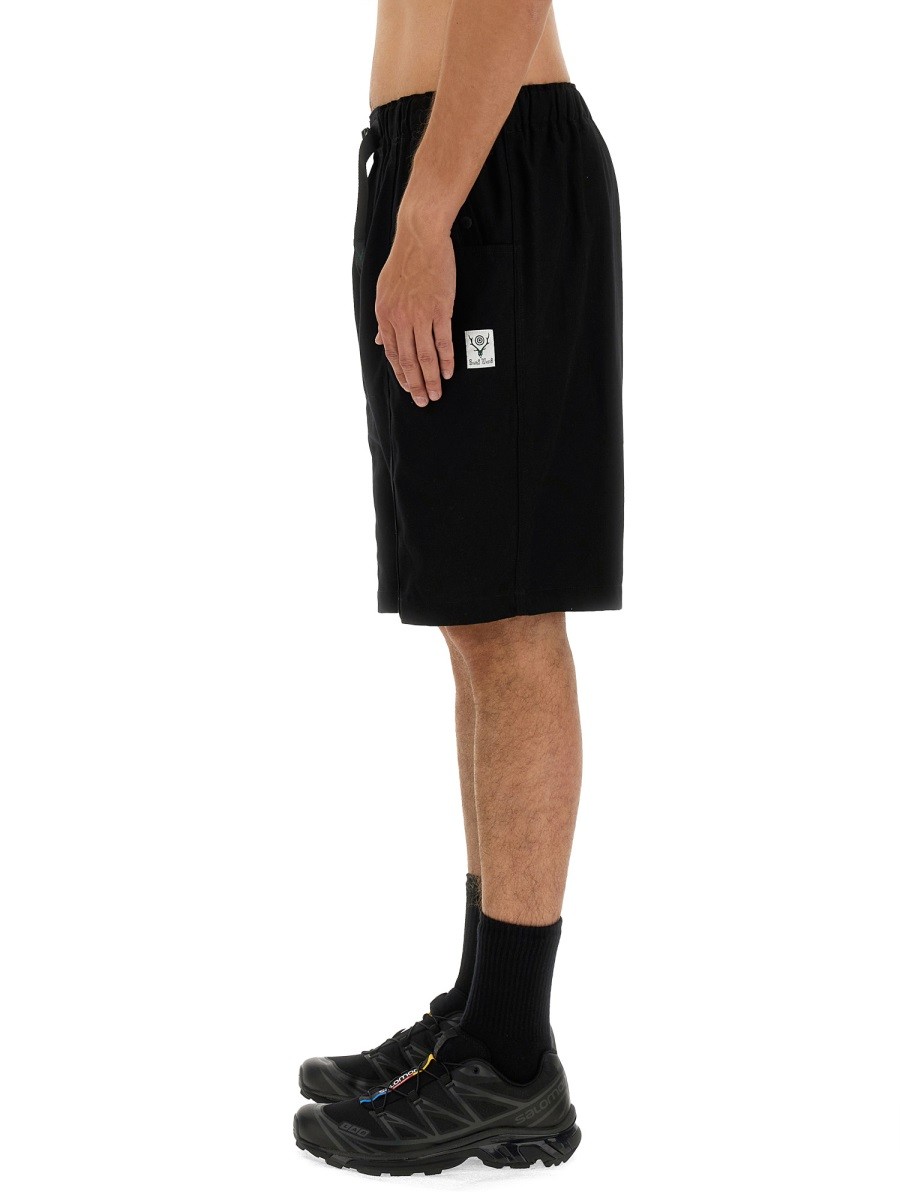SOUTH2 WEST8 - TWILL BERMUDA SHORTS - Image 2