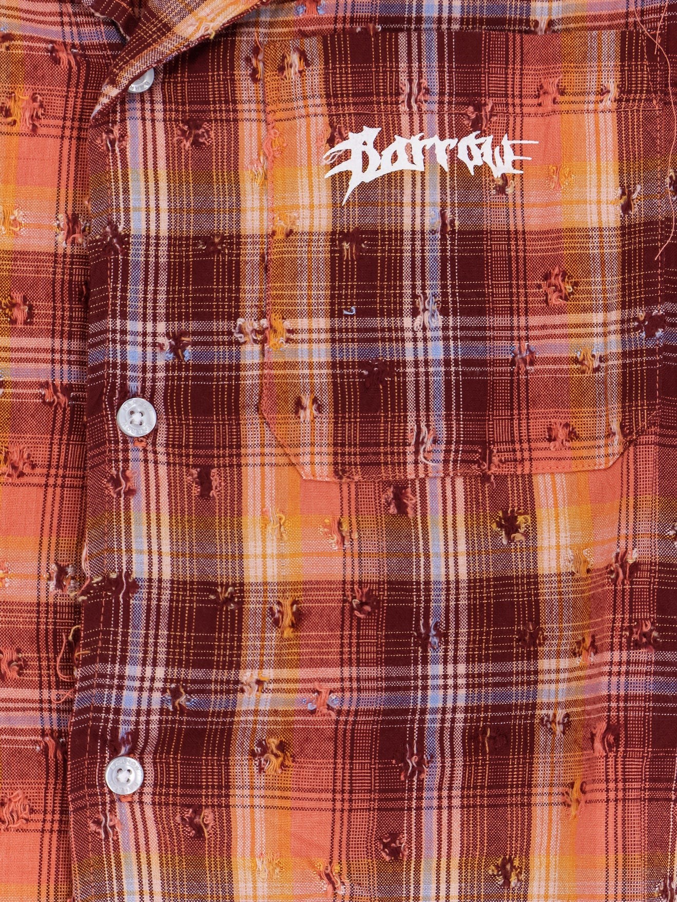Used effect cotton shirt - Image 3
