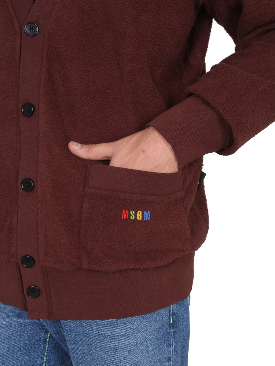 msgm - V-NECK CARDIGAN - Image 4