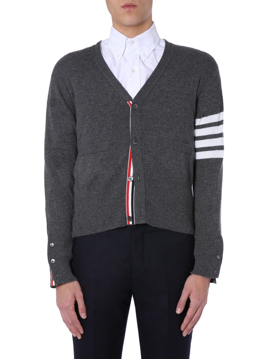 THOM BROWNE - V-NECK CARDIGAN - Image 2