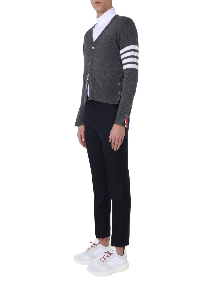 THOM BROWNE - V-NECK CARDIGAN - Image 6