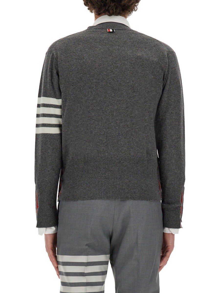 THOM BROWNE - V-NECK CARDIGAN - Image 7
