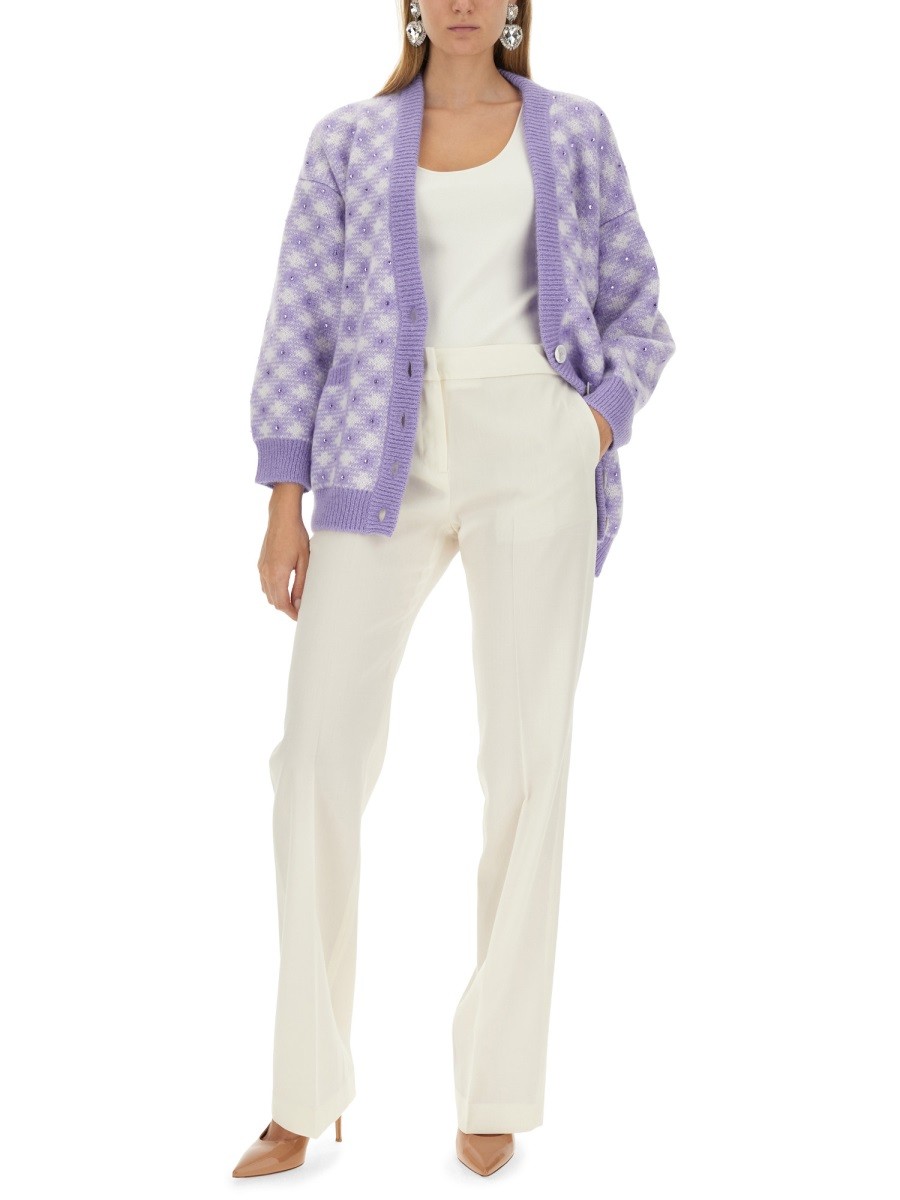 ALESSANDRA RICH - V-NECK CARDIGAN - Image 2