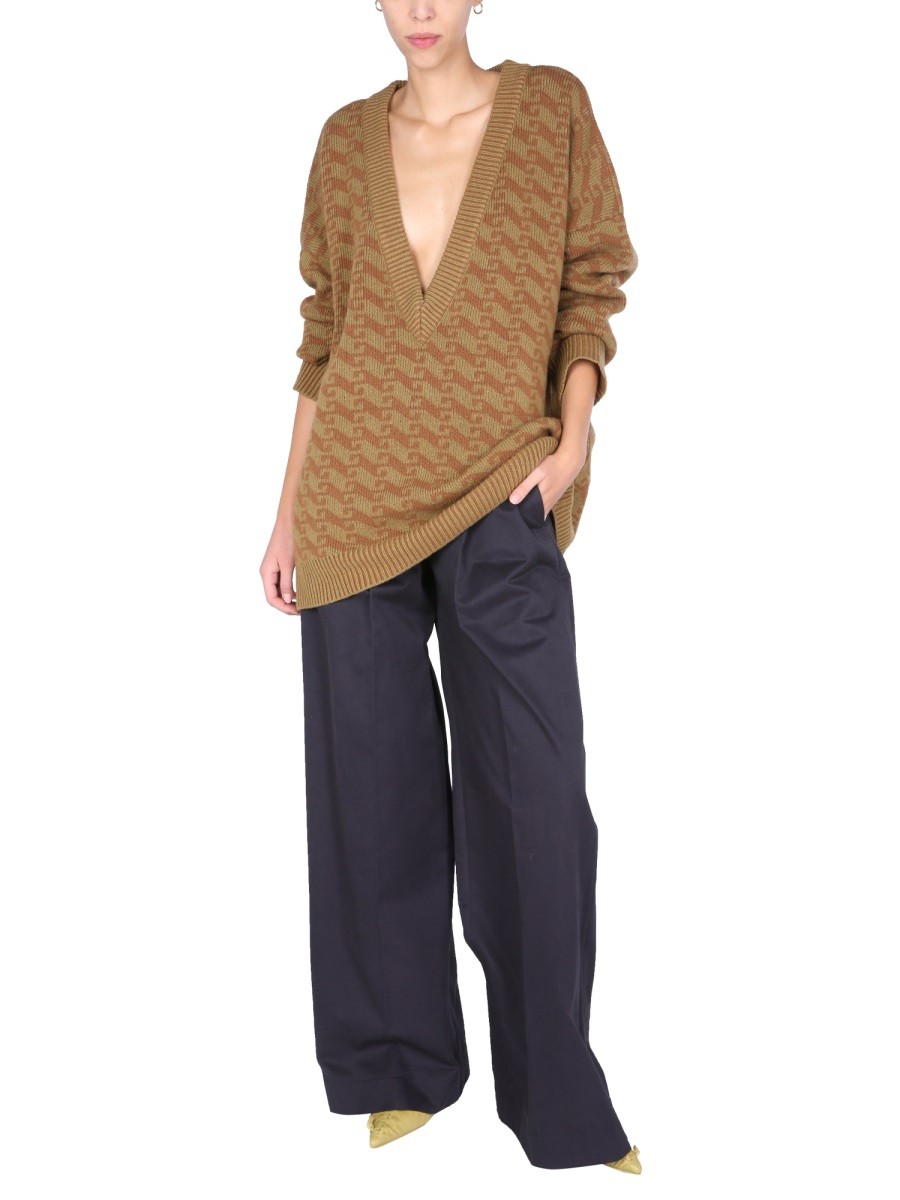 JEJIA V-NECK JACQUARD SWEATER - Image 2