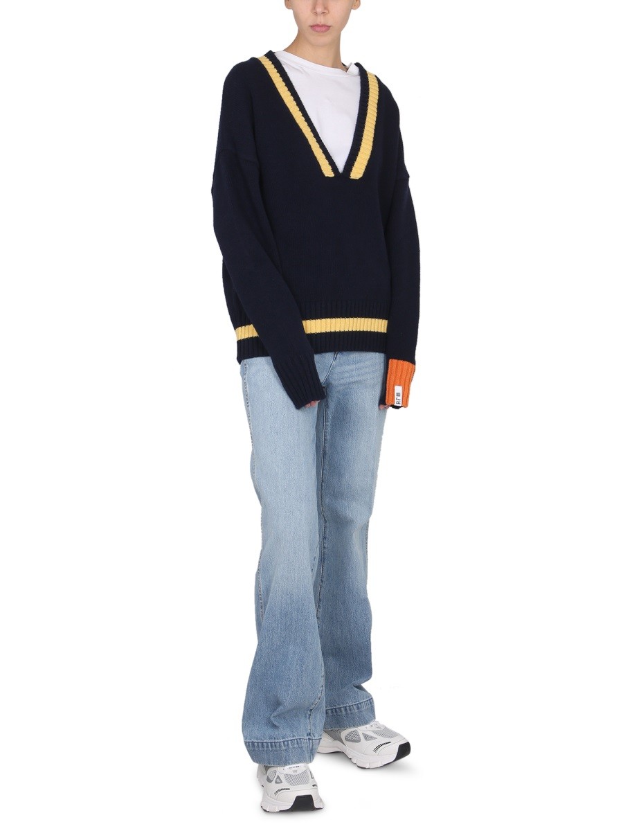 RIGHT FOR - V-NECK JERSEY - Image 2