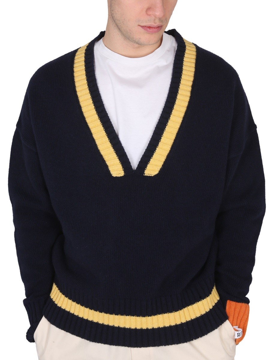 RIGHT FOR - V-NECK JERSEY - Image 8