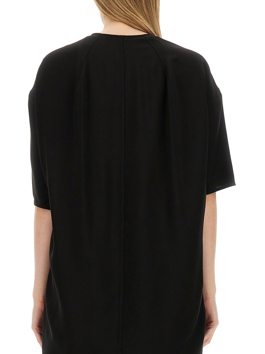RICK OWENS - V-NECK T-SHIRT - Image 3
