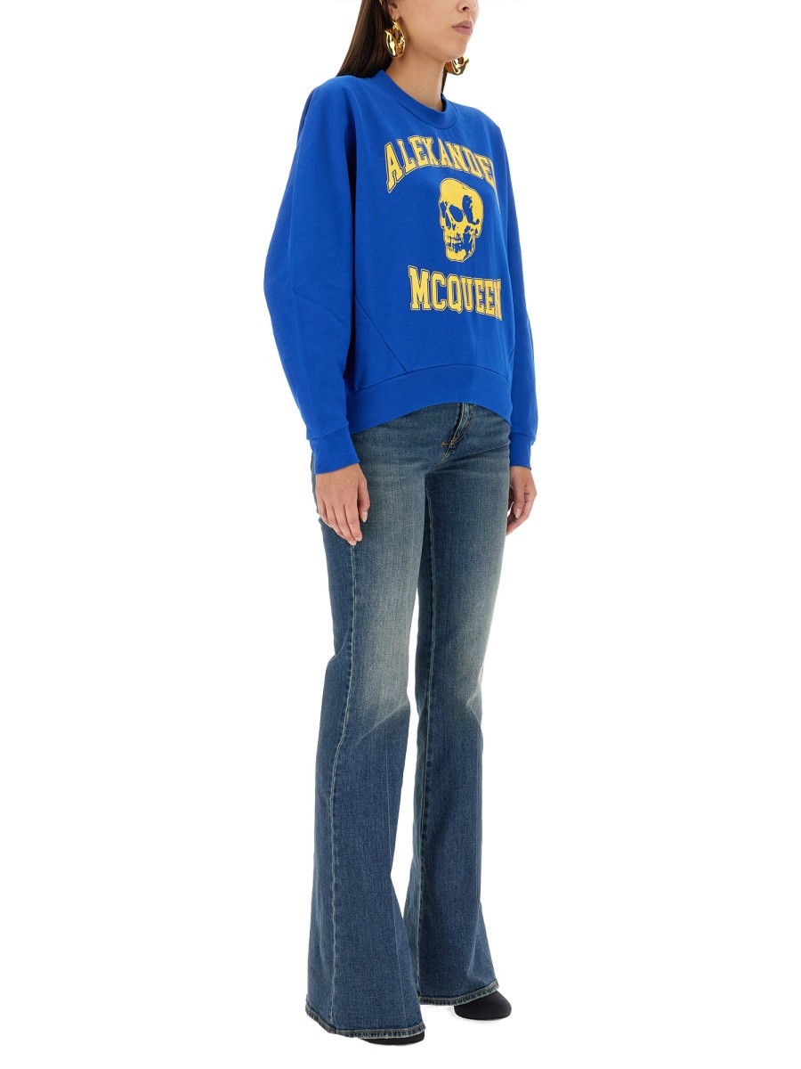 Alexander Mcqueen - VARSIITY SKULL SWEATSHIRT - Image 2