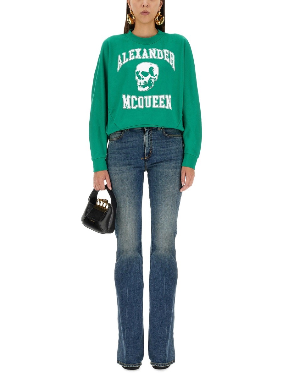 Alexander Mcqueen - VARSIITY SKULL SWEATSHIRT - Image 2