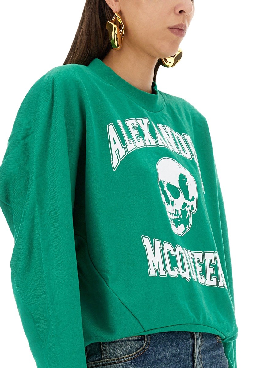 Alexander Mcqueen - VARSIITY SKULL SWEATSHIRT - Image 4