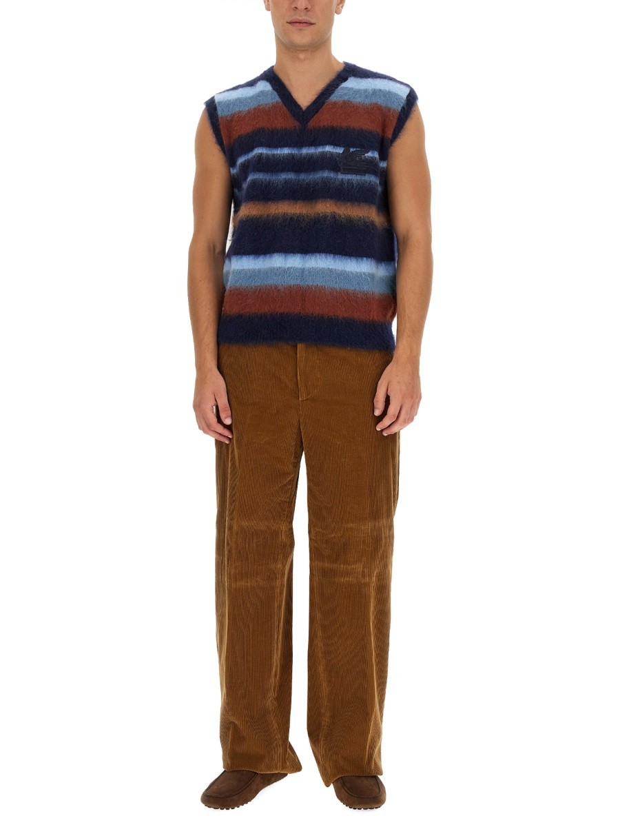 Etro - VEST WITH STRIPE PATTERN - Image 2