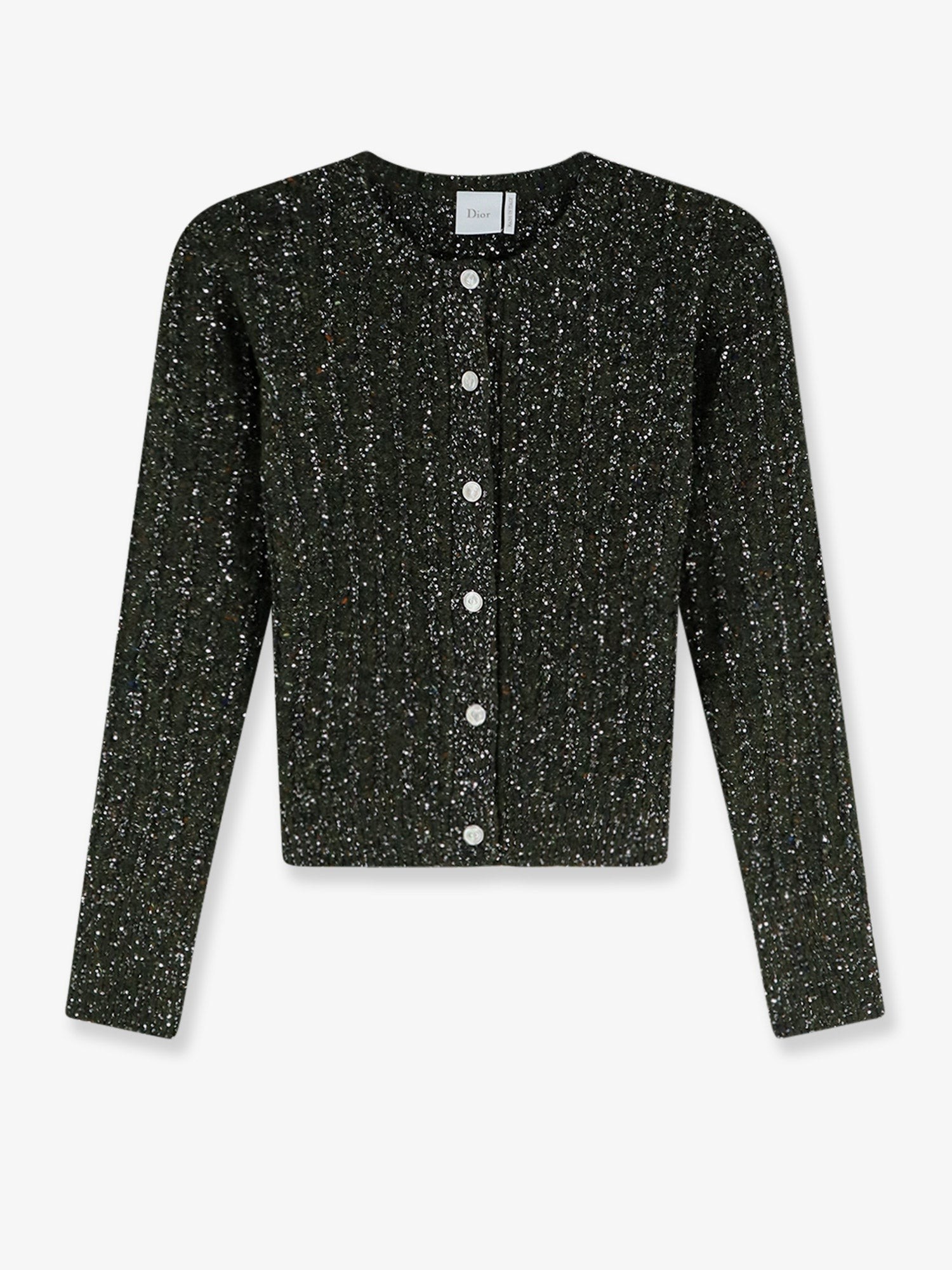 Virgin wool and cashmere blend tweed blazer