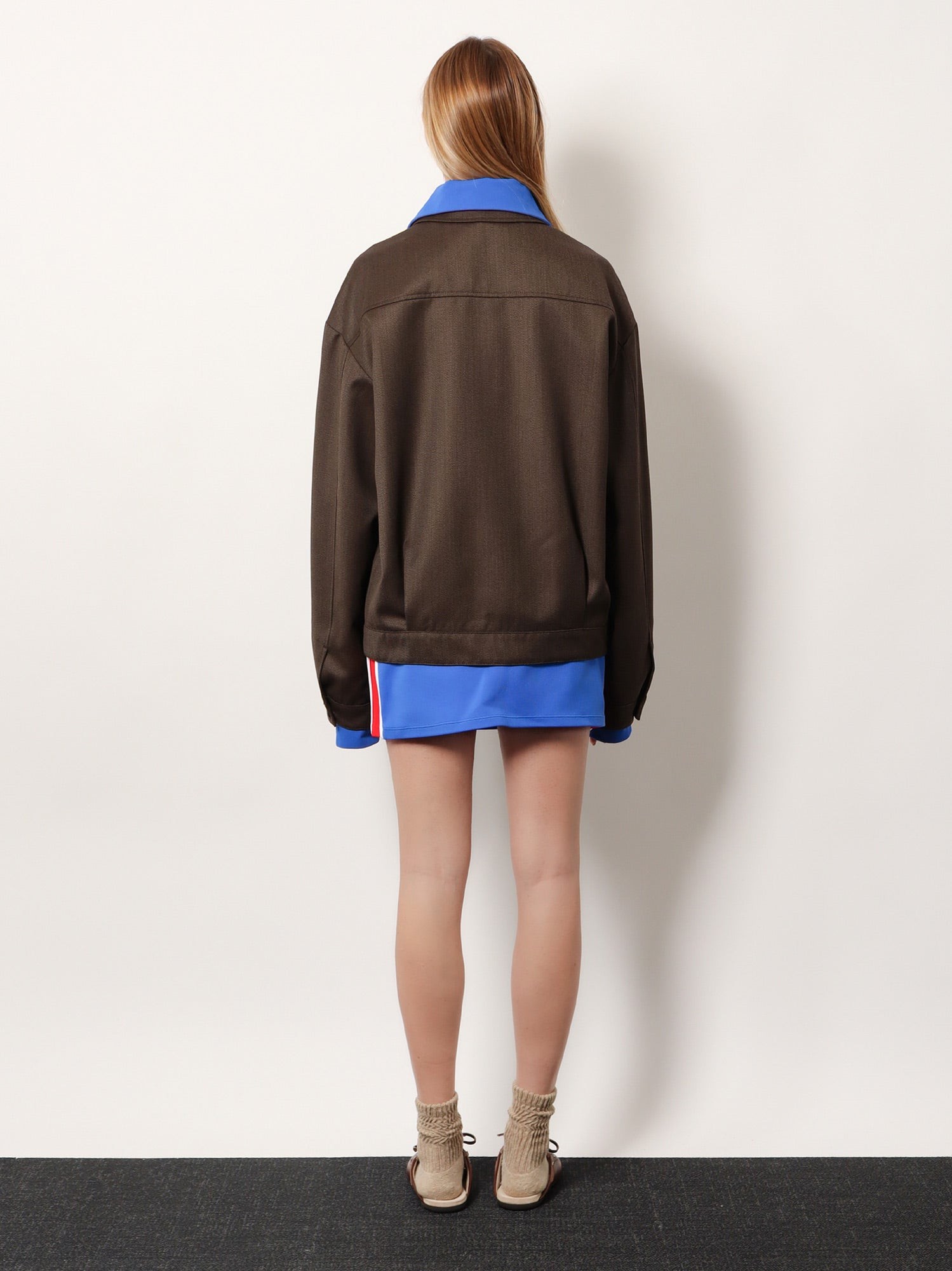 Virgin wool jacket with Logo detail - Image 3