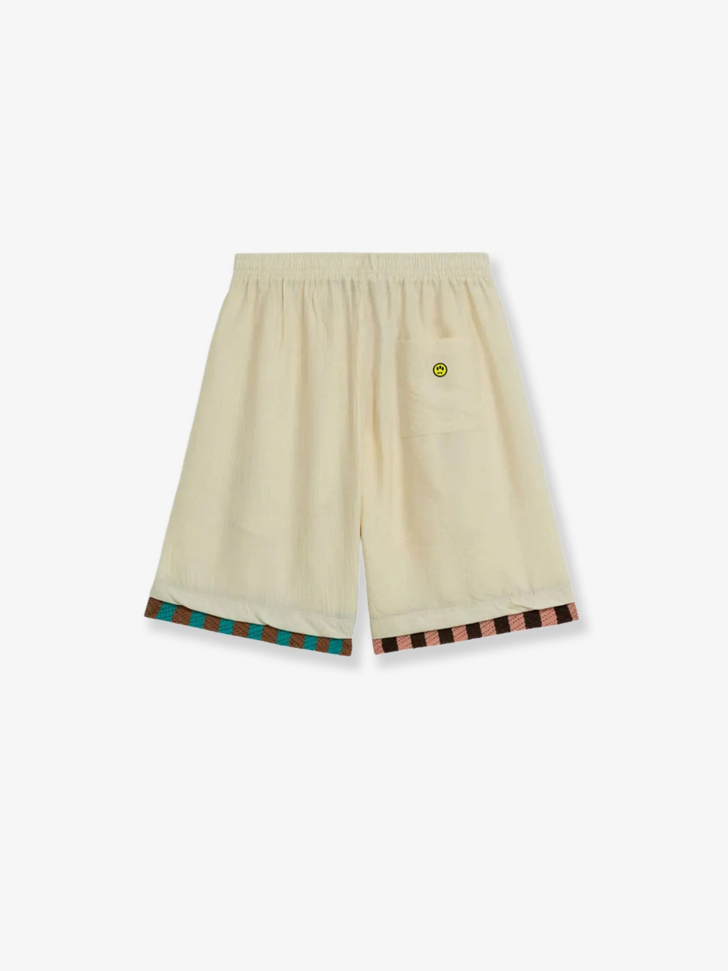 Viscose blend bermuda shorts with logo print - Image 2