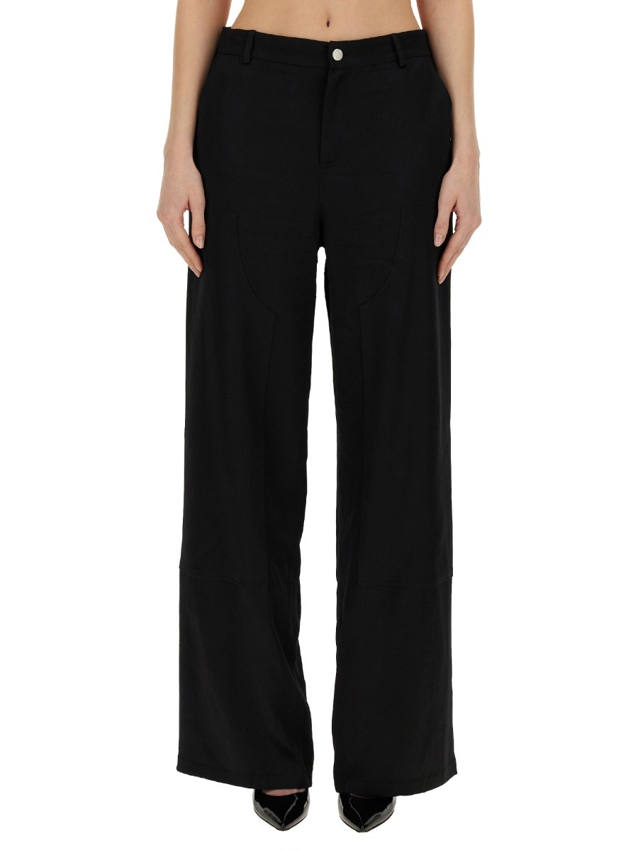 MOSCHINO JEANS WIDE LEG PANTS