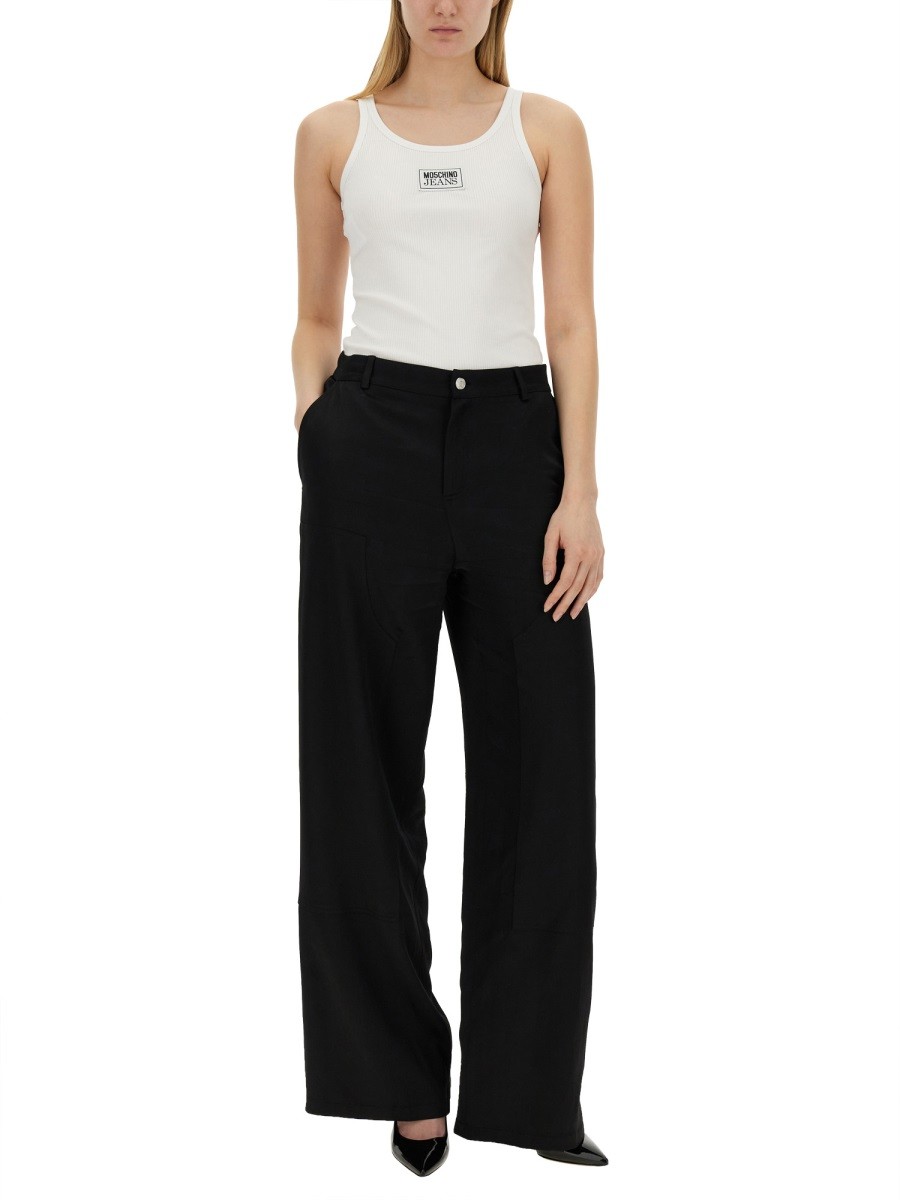 MOSCHINO JEANS - WIDE LEG PANTS - Image 2