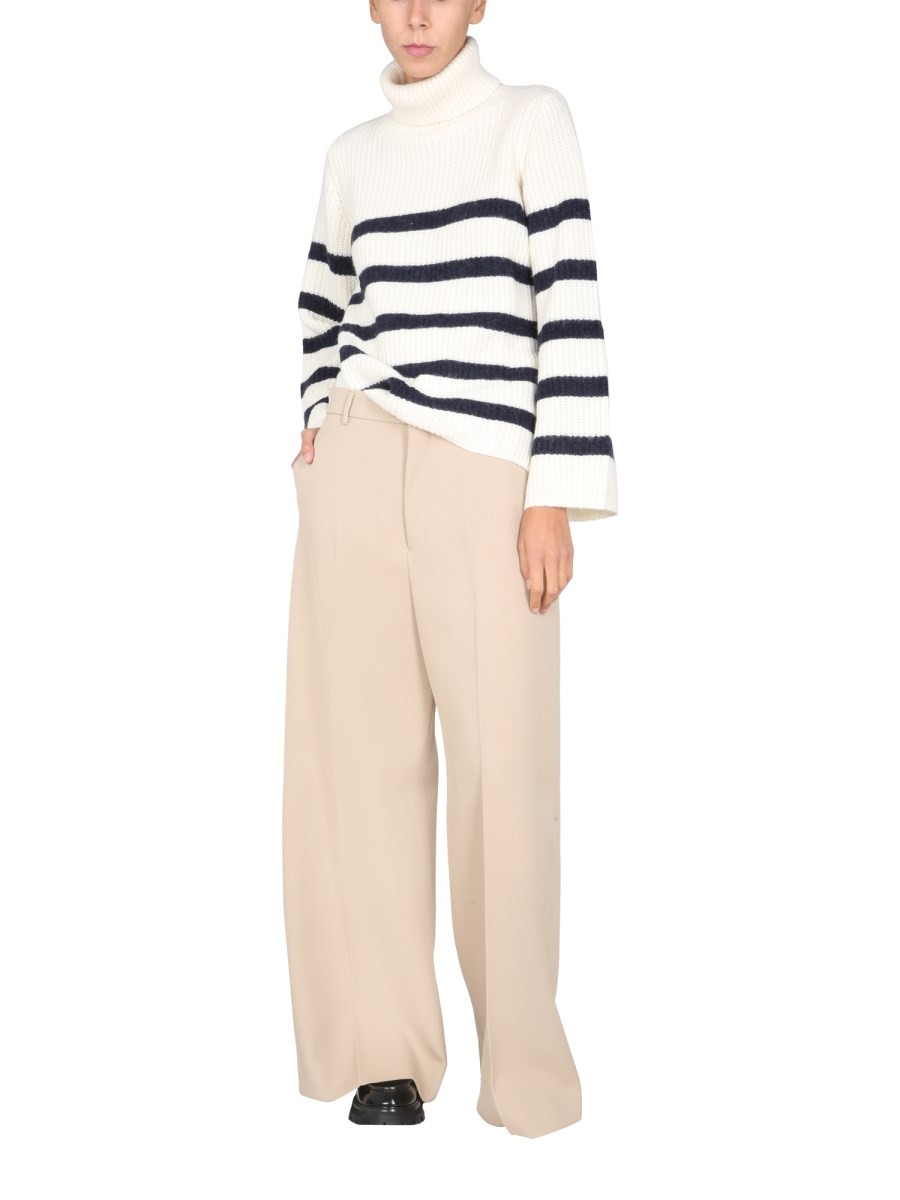 AMI PARIS WIDE LEG TROUSERS - Image 2