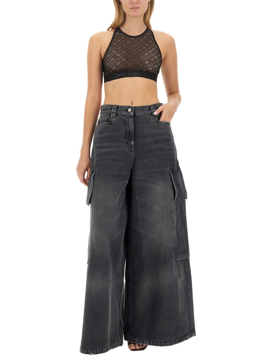 Palm Angels - WIDE PARACHUTE JEANS - Image 2