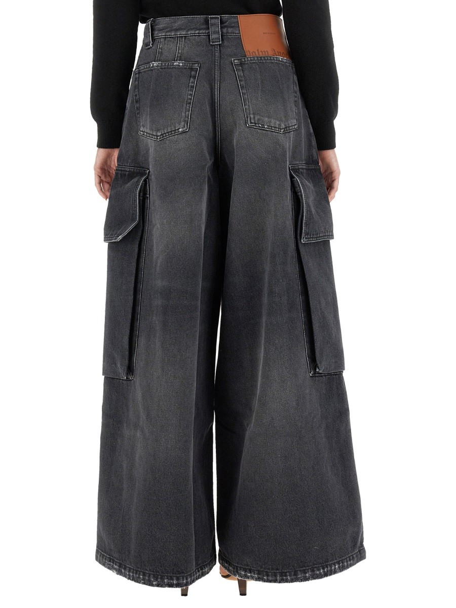 Palm Angels - WIDE PARACHUTE JEANS - Image 3