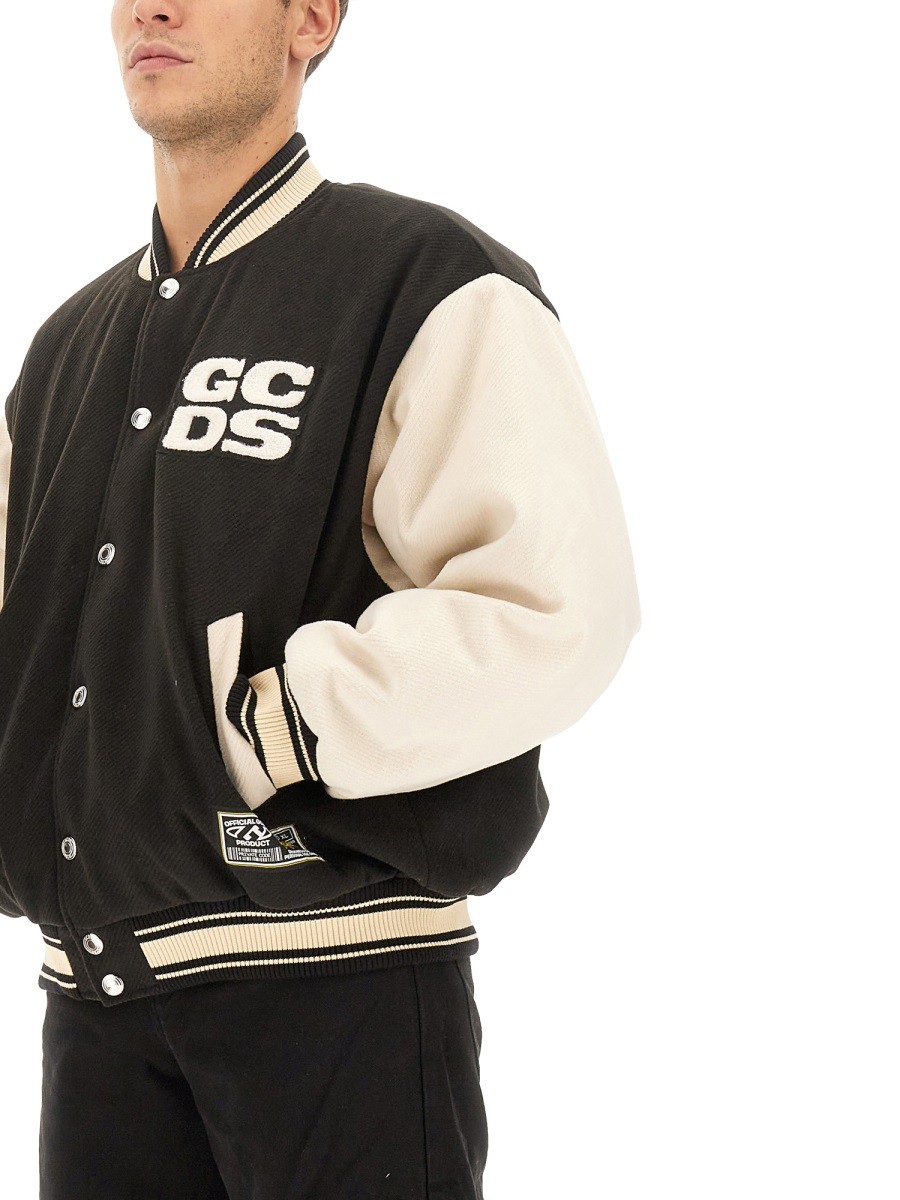 gcds - WIRDO VARSITY BOMBER JACKET - Image 4