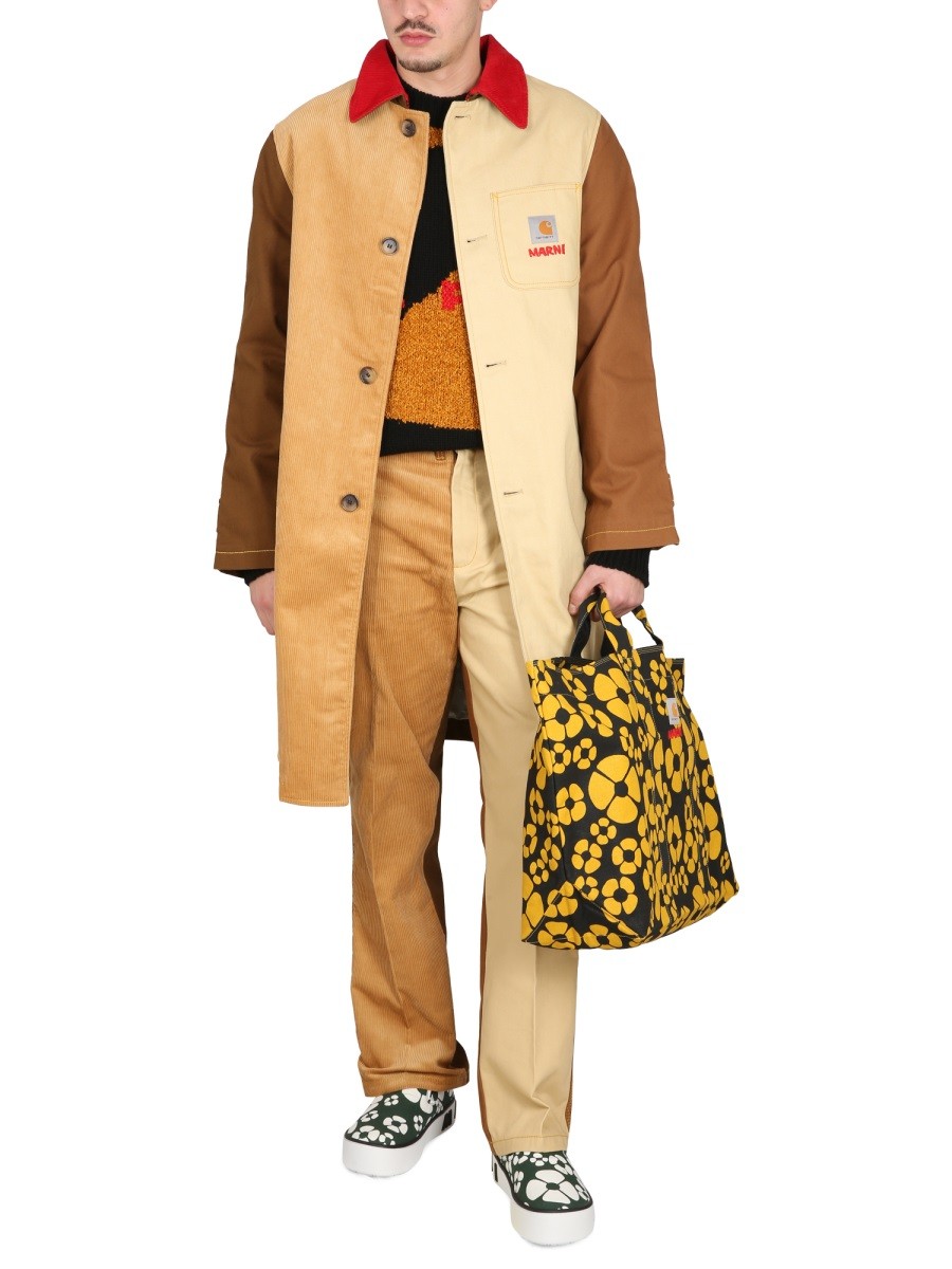 MARNI X CARHARTT WIP - WOOL AND SILK SWEATER - Image 2