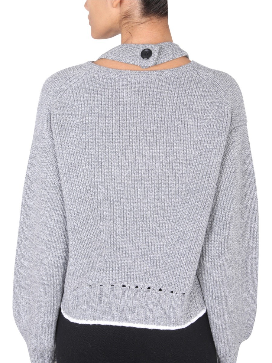 PROENZA SCHOULER WHITE LABEL - WOOL JERSEY. - Image 4