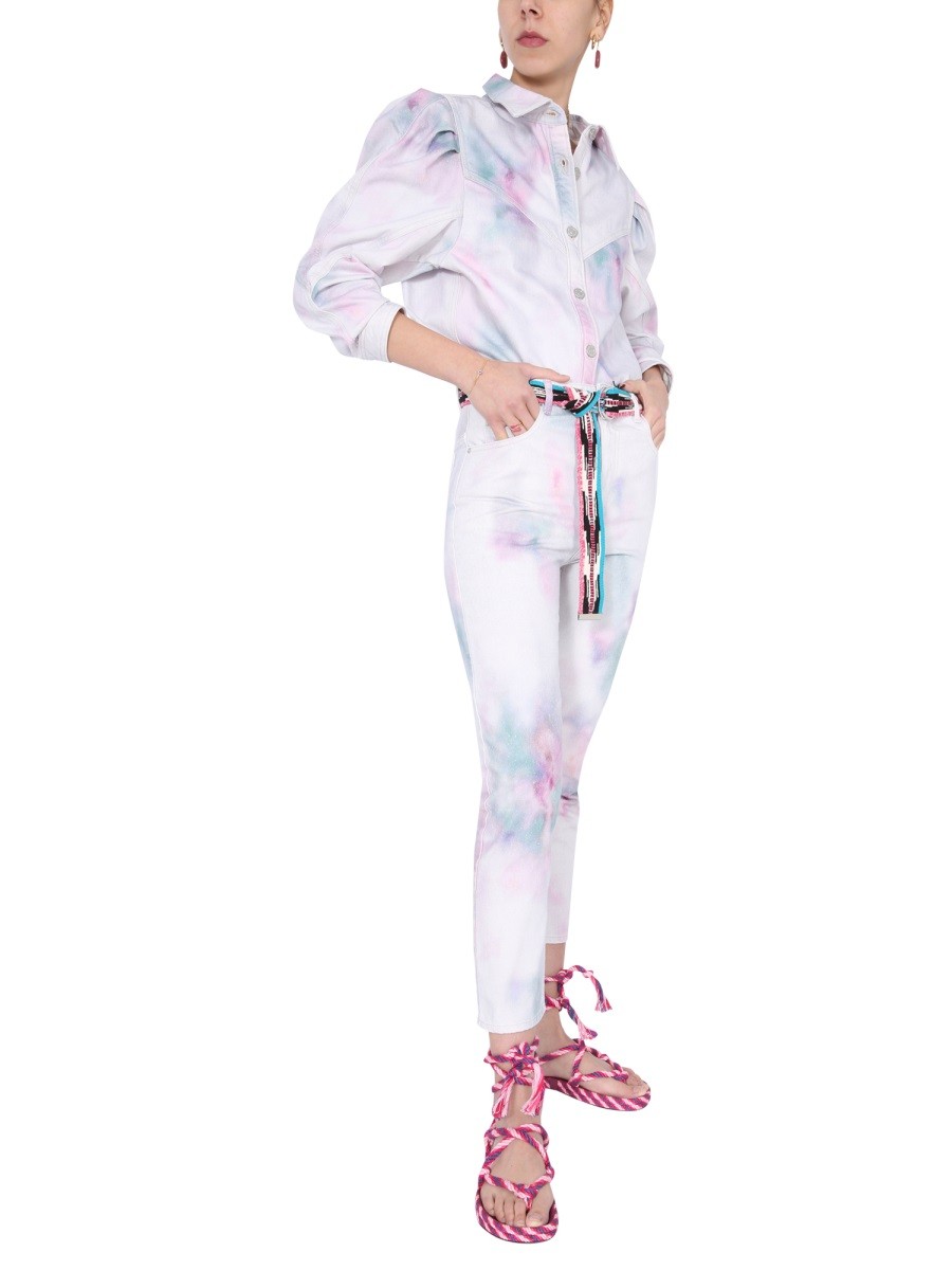 MARANT ETOILE "WOOL" PRINTED JEANS - Image 2