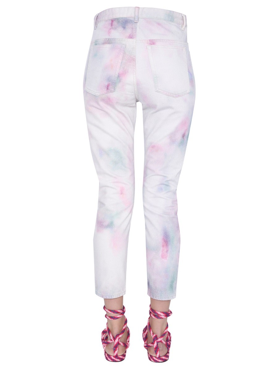 MARANT ETOILE "WOOL" PRINTED JEANS - Image 4