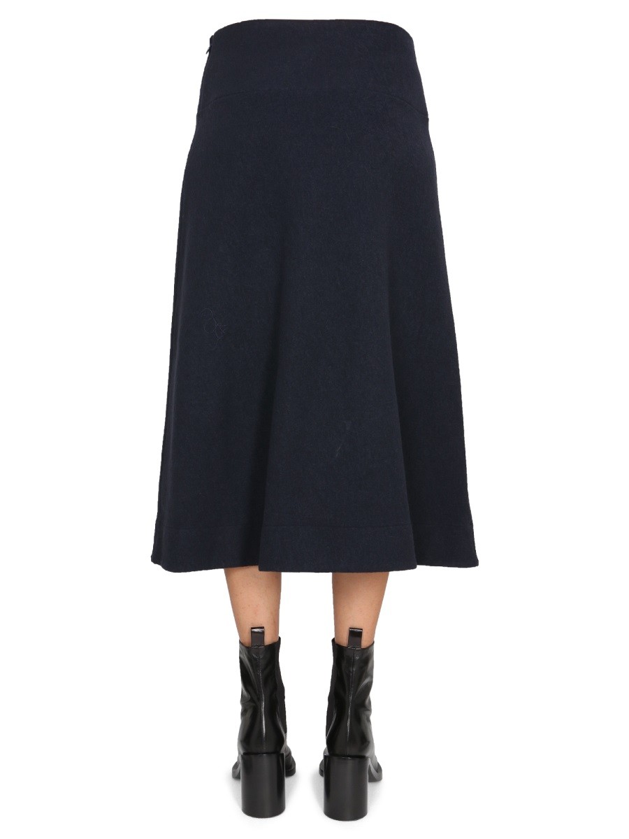 JIL SANDER - WOOL SKIRT - Image 4